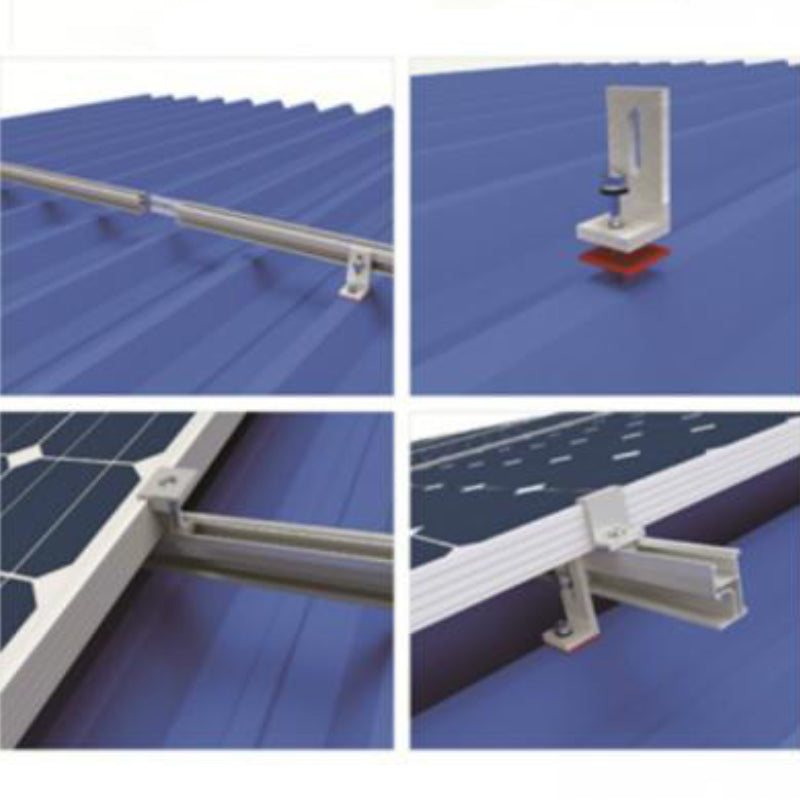 Aluminum L Feet Bracket for Metal Sheet Roof